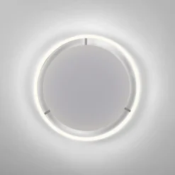 Flurlampen|Bürolampen*Just Light LED Deckenlampe Aluminium Metall Ø39,3 cm 20 W dimmbar