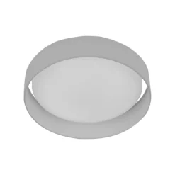 Wohnzimmerlampen|Esszimmer Lampen*Searchlight LED Deckenlampe blendarm Ø50 cm rund 25 W Stoffschirm