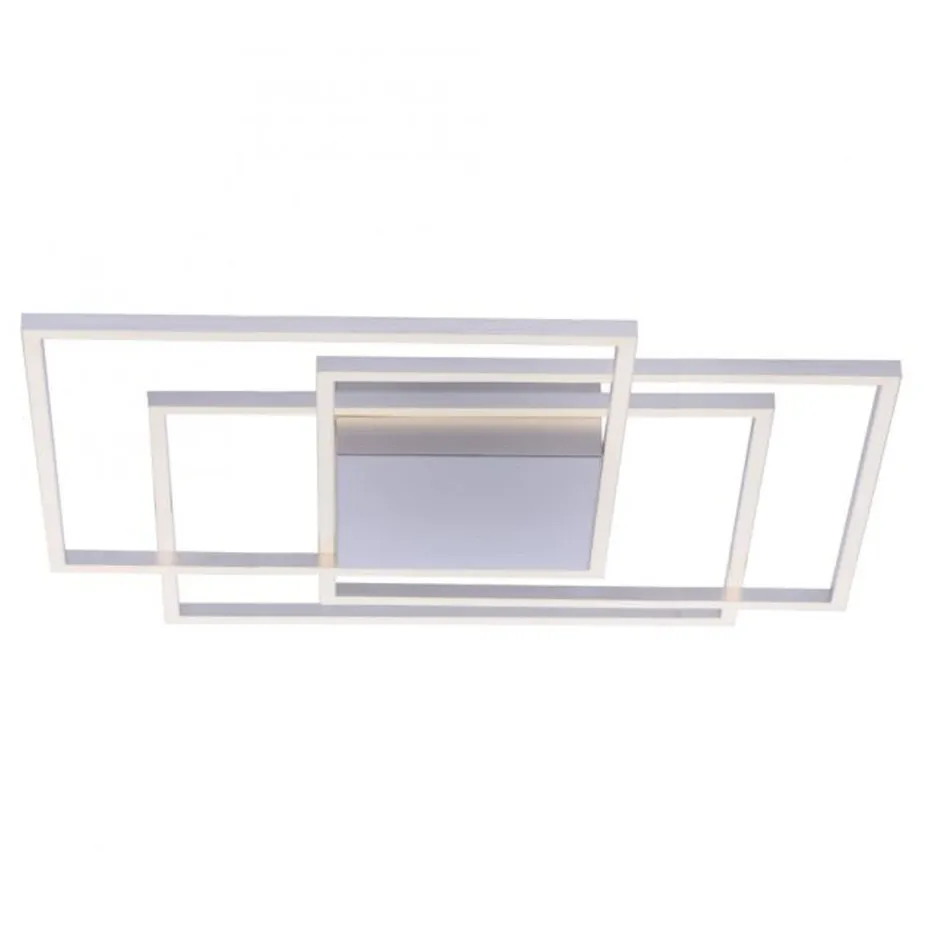 Paul Neuhaus LED Deckenlampe dimmbar in Stahl L:75 cm 5760 lm Modern< Deckenleuchten|Flurlampen