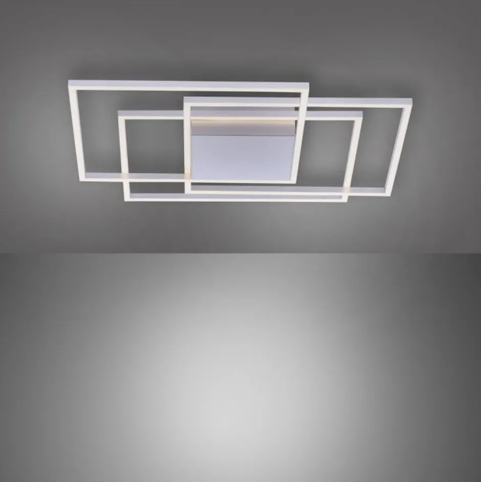 Paul Neuhaus LED Deckenlampe dimmbar in Stahl L:75 cm 5760 lm Modern< Deckenleuchten|Flurlampen