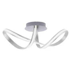 Paul Neuhaus LED Deckenlampe dimmbar Metall in Stahl 2050 lm Modern< Deckenleuchten|Flurlampen