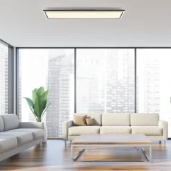 Flurlampen|Bürolampen*Just Light LED Deckenlampe Fernbedienung 5900 lm 120 cm dimmbar