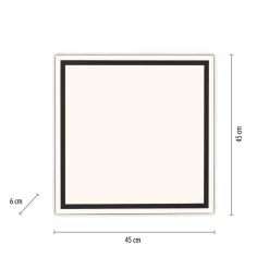 Just Light LED Deckenlampe Fernbedienung 2700-5000 K 45 cm dimmbar< Flurlampen|Bürolampen