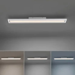Flurlampen|Bürolampen*Just Light LED Deckenlampe Fernbedienung dimmbar 2000 lm L:100 cm