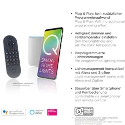 Paul Neuhaus LED Deckenlampe Holz Metall Ø51 cm 35 W 3800 lm dimmbar< Deckenleuchten|Flurlampen