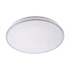 Just Light LED Deckenlampe in Chrom IP44 Ø49 cm 2500 lm blendarm< Flurlampen|Bürolampen