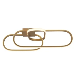 Deckenleuchten|Led Lampen*Searchlight LED Deckenlampe in Gold B: 65 cm Lichtfarbe einstellbar