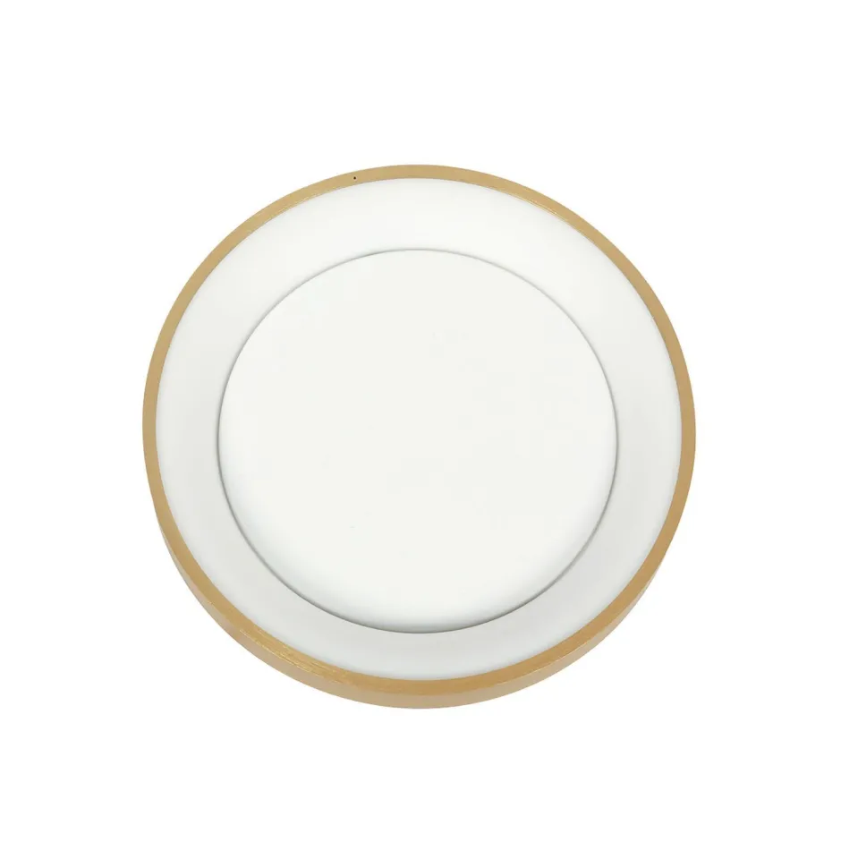 Steinhauer LED Deckenlampe in Gold Weiß Ø28 cm 2700 K wohnlich< Led Lampen|Deckenleuchten