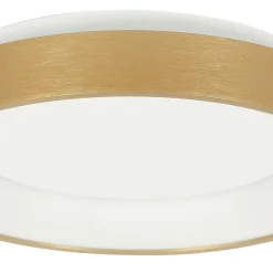 Steinhauer LED Deckenlampe in Gold Weiß Ø28 cm 2700 K wohnlich< Led Lampen|Deckenleuchten