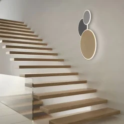 Paul Neuhaus LED Deckenlampe in Messing Aluminium Grau 35 W dimmbar< Deckenleuchten|Flurlampen