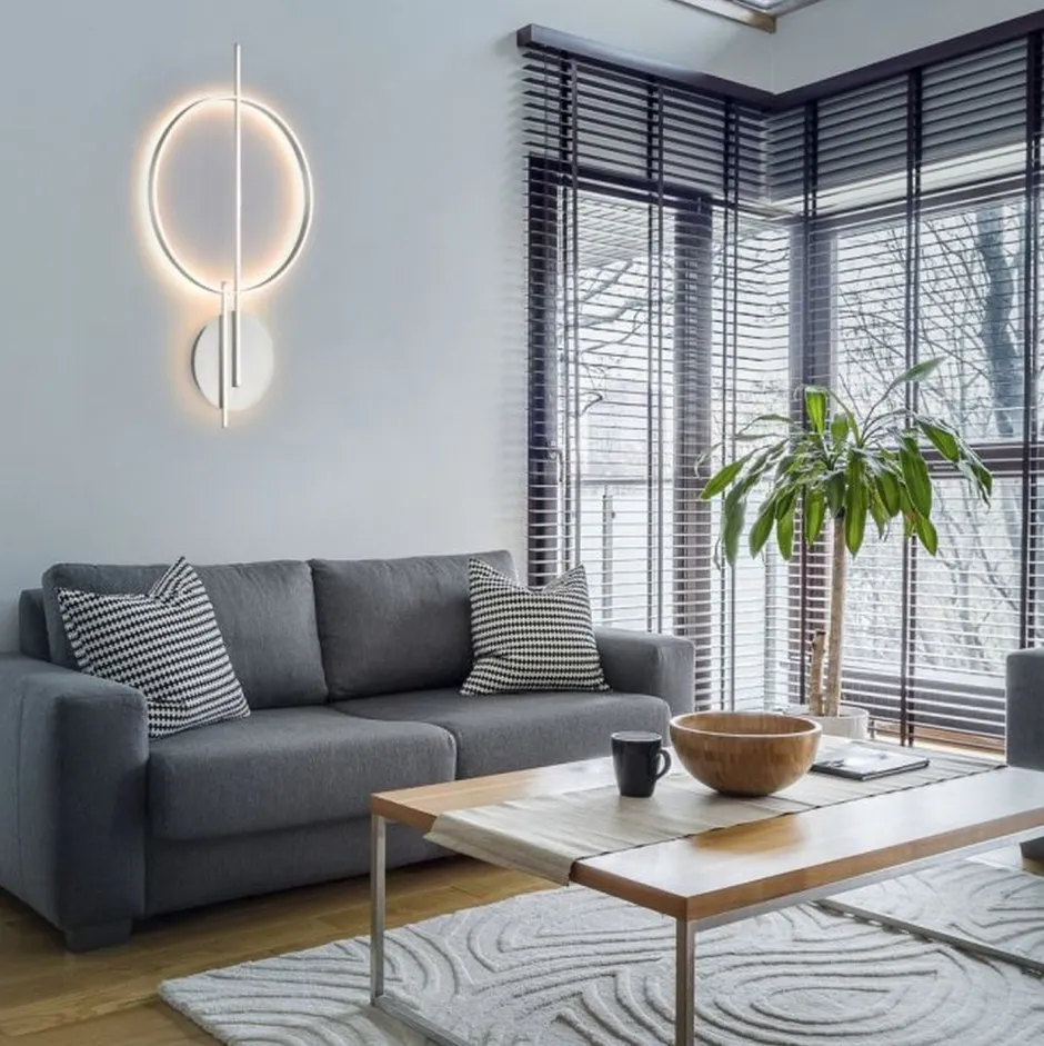 Paul Neuhaus LED Deckenlampe in Silber dimmbar RGB 2900 lm L:114 cm< Deckenleuchten|Flurlampen