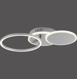 Just Light LED Deckenlampe in Stahl Metall warmweiß 26 W beweglich< Flurlampen|Bürolampen