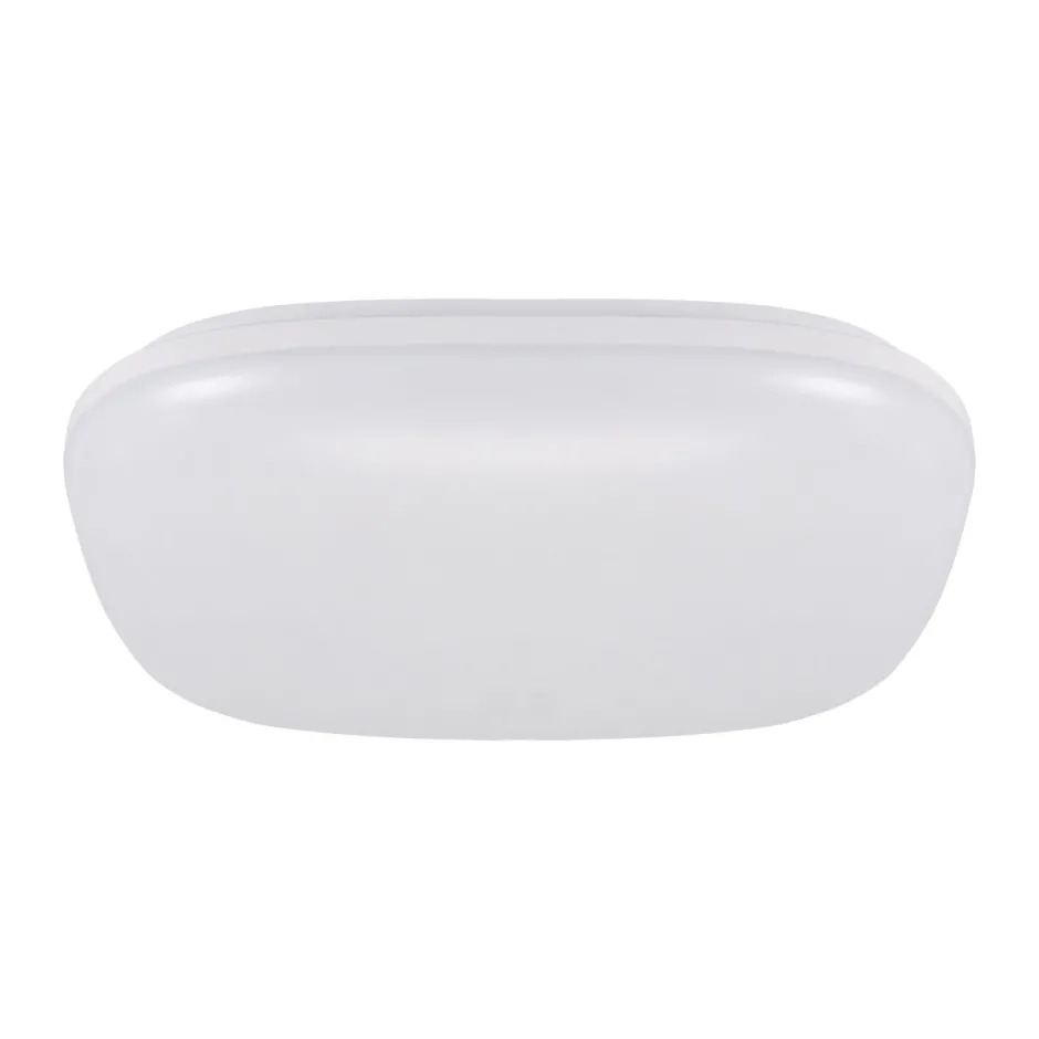 Strühm LED Deckenlampe IP65 Weiß 28 cm breit außen Feuchtraum< Badezimmer Lampe|Feuchtraumleuchten