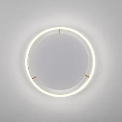 Just Light LED Deckenlampe Metall Ø39,3 cm 20 W dimmbar in Messing< Deckenleuchten|Flurlampen