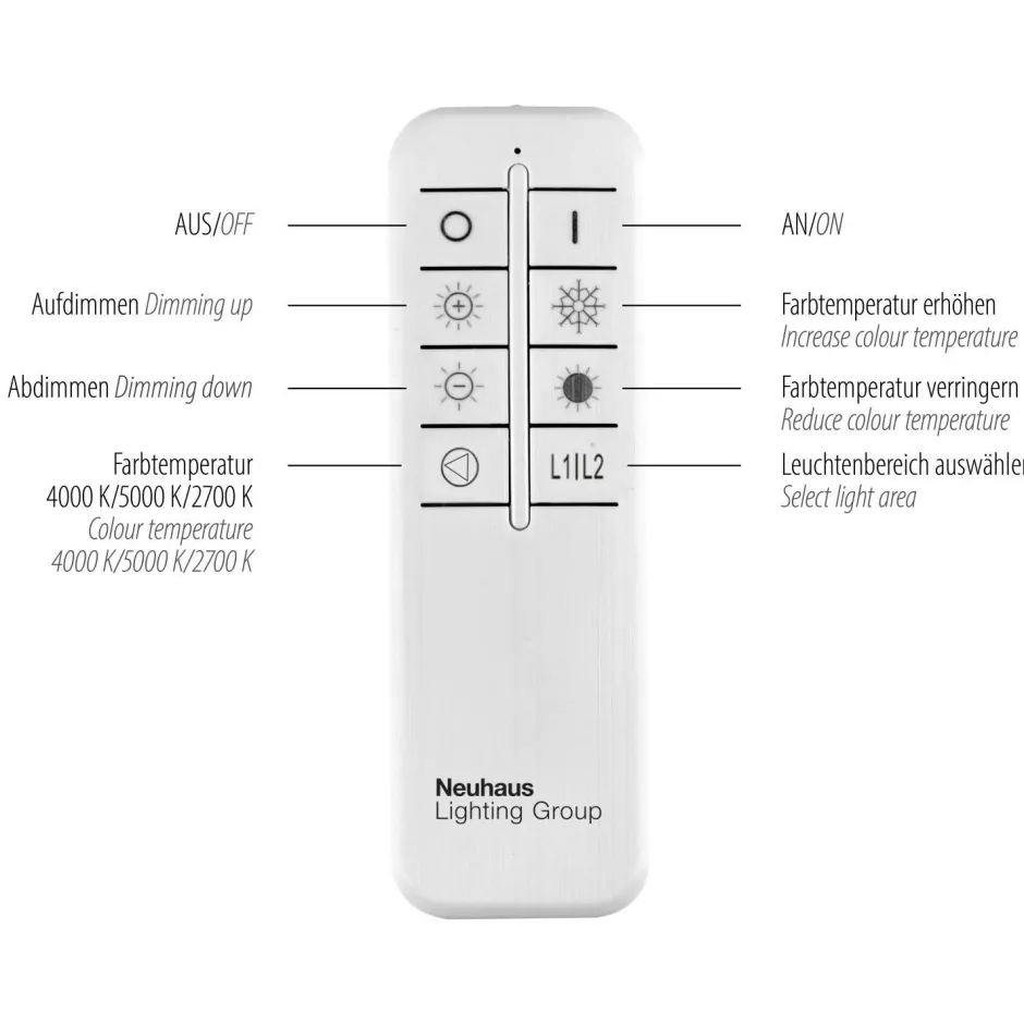 Wohnzimmerlampen|Metall Lampen*Just Light LED Deckenlampe Metall 2700-5000 K L:109 cm dimmbar