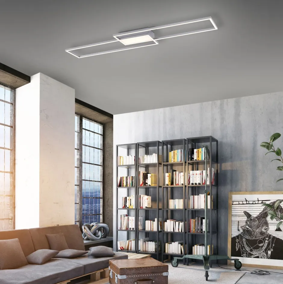 Wohnzimmerlampen|Metall Lampen*Just Light LED Deckenlampe Metall 2700-5000 K L:109 cm dimmbar