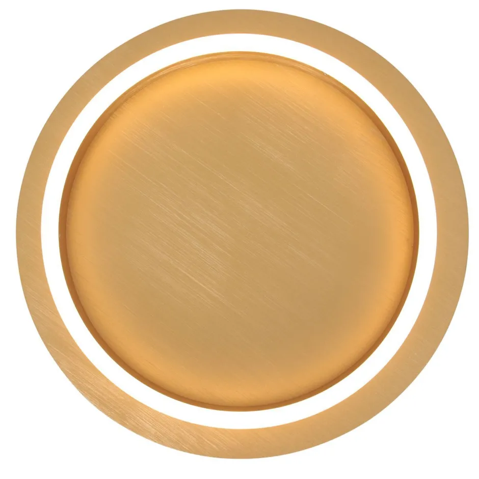 Steinhauer LED Deckenlampe Metall Kunststoff in Gold B:32 cm Ring< Deckenleuchten|Led Lampen