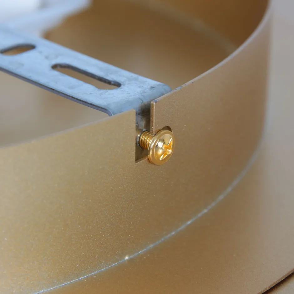 Steinhauer LED Deckenlampe Metall Kunststoff in Gold B:32 cm Ring< Deckenleuchten|Led Lampen