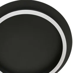 Deckenleuchten|Led Lampen*Steinhauer LED Deckenlampe Metall Kunststoff Schwarz 20 W 2700 K