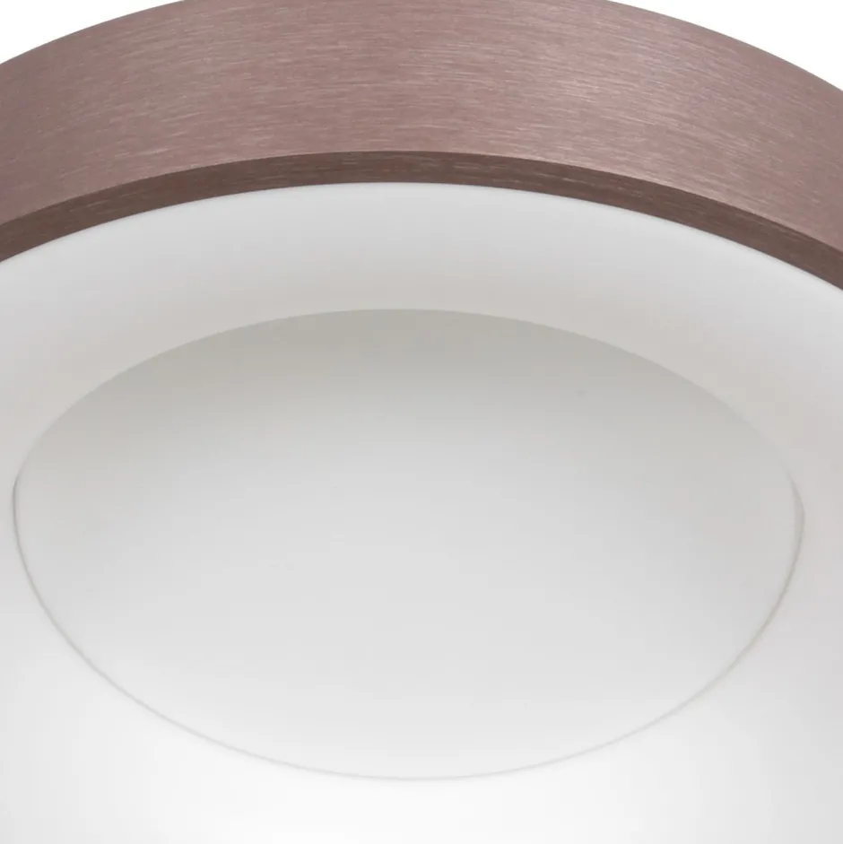 Steinhauer LED Deckenlampe Metall Kunststoff in Bronze Weiß Ø48 cm< Deckenleuchten|Led Lampen