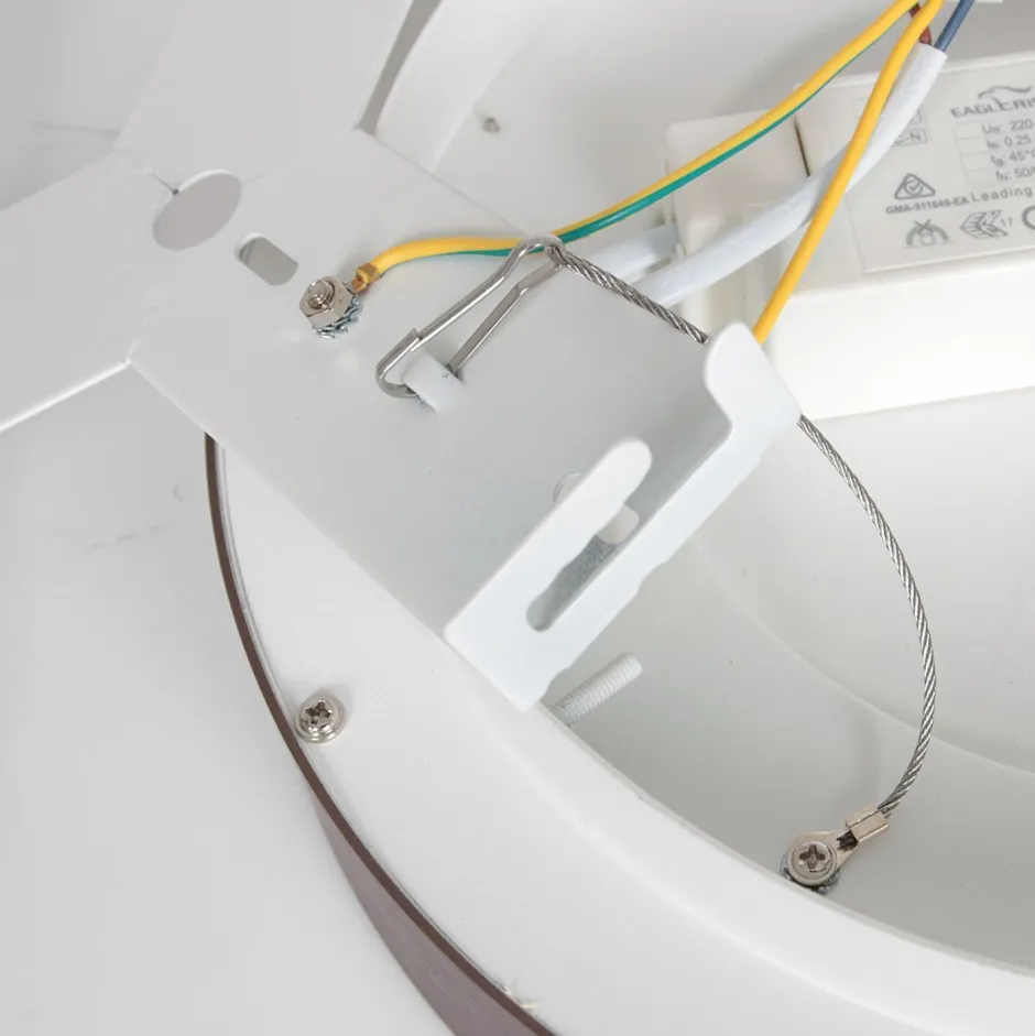 Steinhauer LED Deckenlampe Metall Kunststoff in Bronze Weiß Ø48 cm< Deckenleuchten|Led Lampen