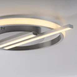 Deckenleuchten|Flurlampen*Just Light LED Deckenlampe Modern in Stahl L:42 cm 2100 lm dimmbar