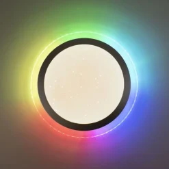 Just Light LED Deckenlampe Rainbow RGB Dimmer Ø45 cm Fernbedienung< Deckenleuchten|Flurlampen