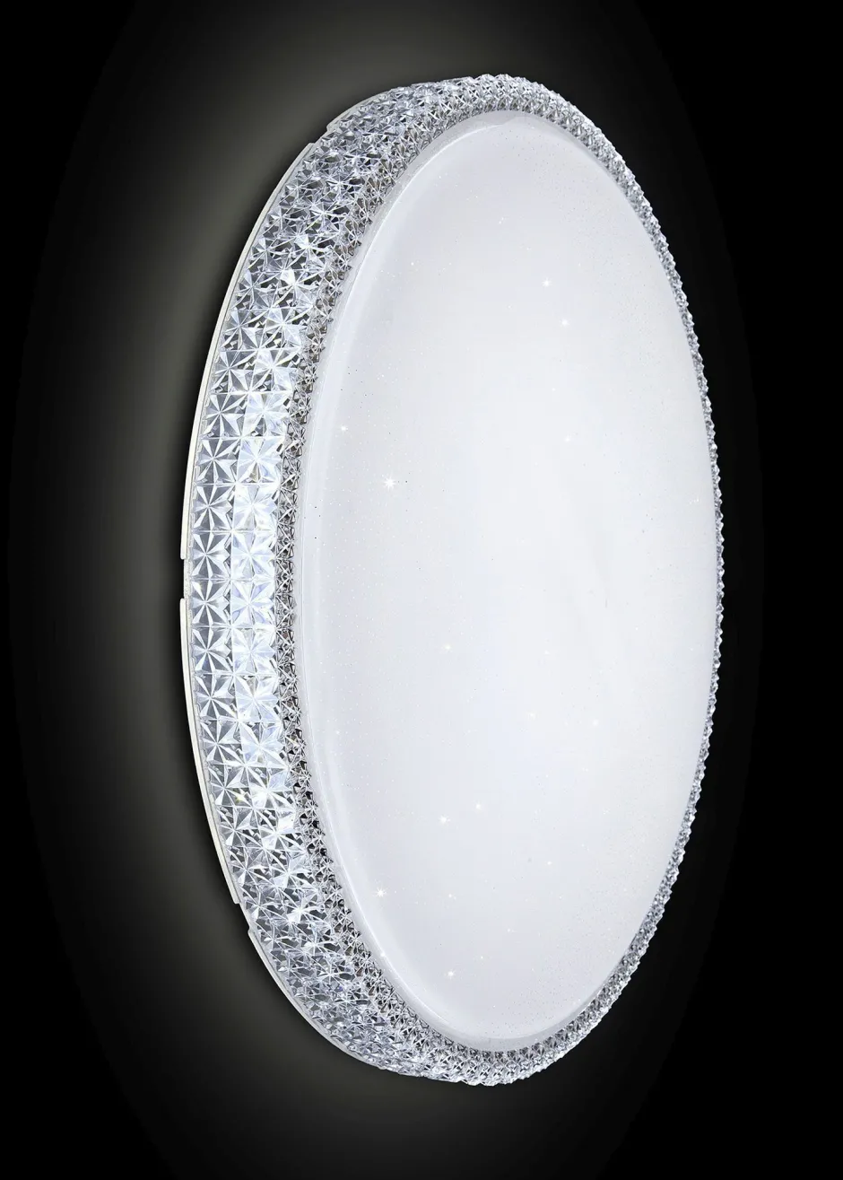 Deckenleuchten|Led Lampen*Novecento LED Deckenlampe rund Ø 40 cm Sternenhimmel 4000 K Weiß