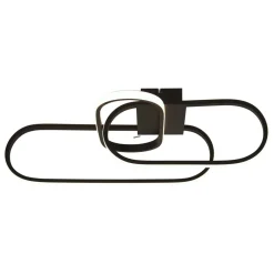 Deckenleuchten|Led Lampen*Searchlight LED Deckenlampe Schwarz 3000/4500/6500 K 1812 lm Metall