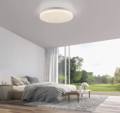 Deckenleuchten|Flurlampen*Just Light LED Deckenlampe Sternenhimmel Ø26 cm 1375 lm gemütlich