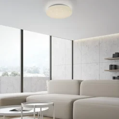 Just Light LED Deckenlampe Sternenhimmel Ø26 cm 4000 K neutralweiß< Deckenleuchten|Flurlampen