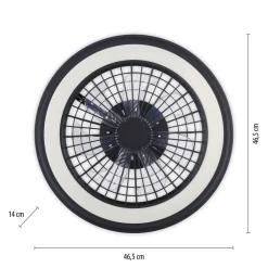 Just Light LED Deckenlampe Ventilator Fernbedienung RGB dimmbar< Deckenleuchten|Led Lampen