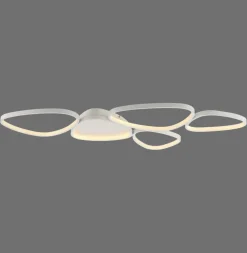 Just Light LED Deckenlampe Weiß Metall 3000 K 6100 lm L:116,5 cm< Deckenleuchten|Led Lampen