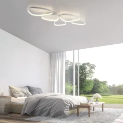 Just Light LED Deckenlampe Weiß Metall 3000 K 6100 lm L:116,5 cm< Deckenleuchten|Led Lampen