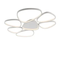 Deckenleuchten|Led Lampen*Just Light LED Deckenlampe Weiß Metall 3000 K 6100 lm L:92 cm