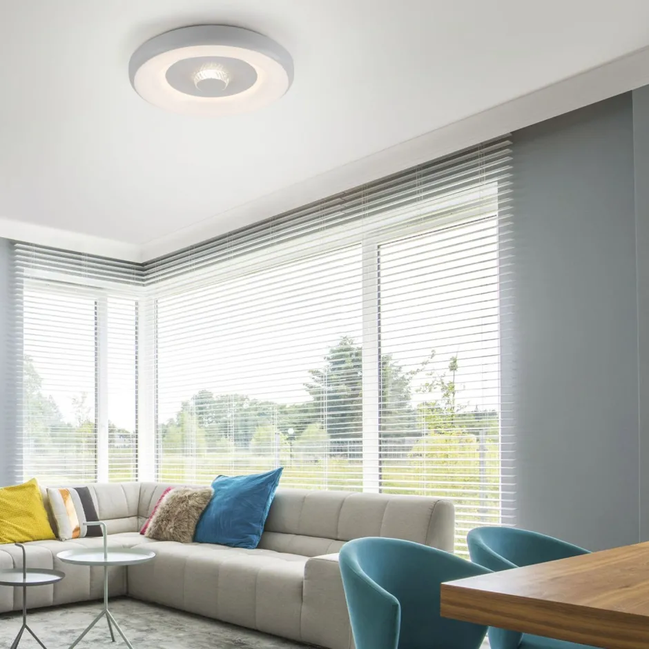 Deckenleuchten|Bürolampen*Just Light LED Deckenlampe Weiß RGB Beleuchtung mit Ø39 cm 2200 lm