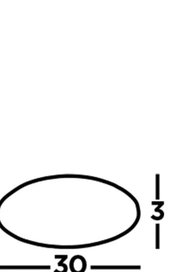 Deckenleuchten|Led Lampen*Searchlight LED Deckenleuchte Bad IP44 D: 30 cm Chrom 4000 K rund flach