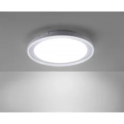 Deckenleuchten|Flurlampen*Paul Neuhaus LED Deckenleuchte blendarm IP44 28 W B:45 cm in Chrom