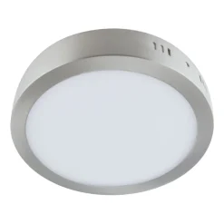 Deckenleuchten|Led Lampen*Strühm LED Deckenleuchte Chrom Weiß Ø 30 cm 4000 K 2800 lm