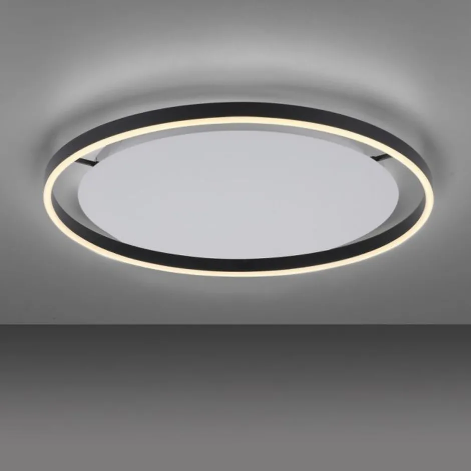 Deckenleuchten|Flurlampen*Just Light LED Deckenleuchte dimmbar Anthrazit Ø58,5 cm 3650 lm
