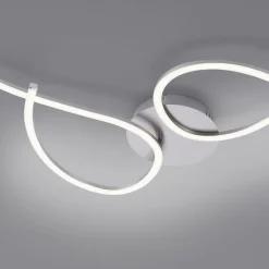 Just Light LED Deckenleuchte flexibel Stahl Metall warmweiß 14 W< Deckenleuchten|Flurlampen