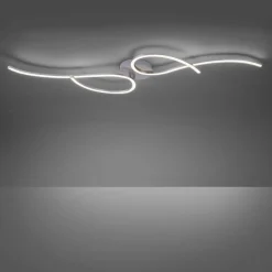 Just Light LED Deckenleuchte flexibel Stahl Metall warmweiß 14 W< Deckenleuchten|Flurlampen