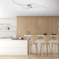 Just Light LED Deckenleuchte flexibel Stahl Metall warmweiß 14 W< Deckenleuchten|Flurlampen