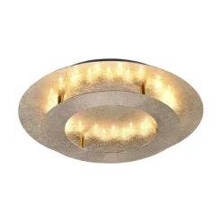 Paul Neuhaus LED Deckenleuchte in Blattgold Metall 2270 lm Ø40 cm< Deckenleuchten|Flurlampen