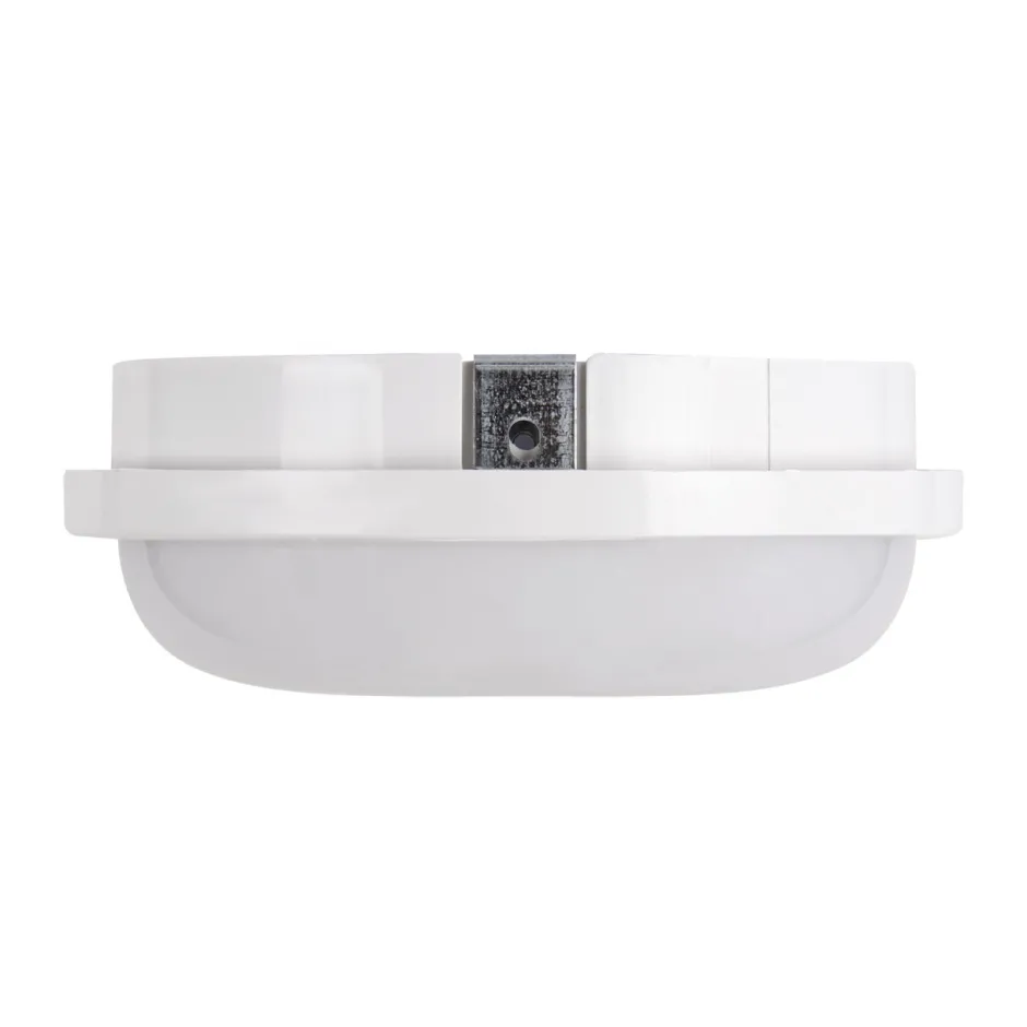 Strühm LED Deckenleuchte IP54 außen Feuchtraum Ø 16,5 cm klein Weiß< Badezimmer Lampe|Feuchtraumleuchten