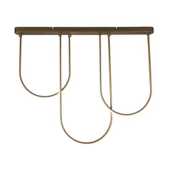 Searchlight LED Deckenleuchte Metall Bögen Modern 3000 K in Bronze< Bürolampen|Wohnzimmerlampen