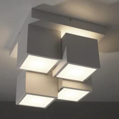 Deckenleuchten|Flurlampen*Just Light LED Deckenleuchte Metall Würfel B:30 cm 2400 lm 3000 K