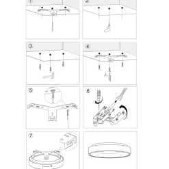 Metall Lampen|Schlafzimmer Lampen*Steinhauer LED Deckenleuchte Metall Kunststoff in Gold Weiß 40 W