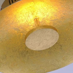 Deckenleuchten|Flurlampen*Paul Neuhaus LED Deckenleuchte Metall dimmbar in Blattgold 3000 K