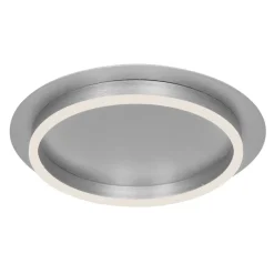 Steinhauer LED Deckenleuchte Metall Kunststoff in Stahl 2700 K< Deckenleuchten|Led Lampen